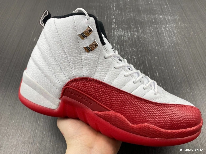Rep 12 Air Jordan Cherry 130690-110 Retro 0701